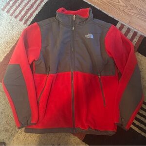 The North Face Boy's Performance Jacket in Red and Gray
